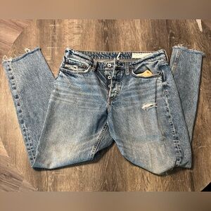 Rag & Bone Size 27 Classic Light Blue Women's Distressed Jeans
